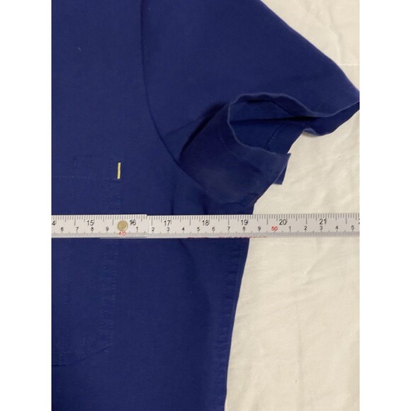Figs Scrub Top Womens Sz S Royal Blue One Pocket Short Sleeve 142256 - Picture 6 of 6
